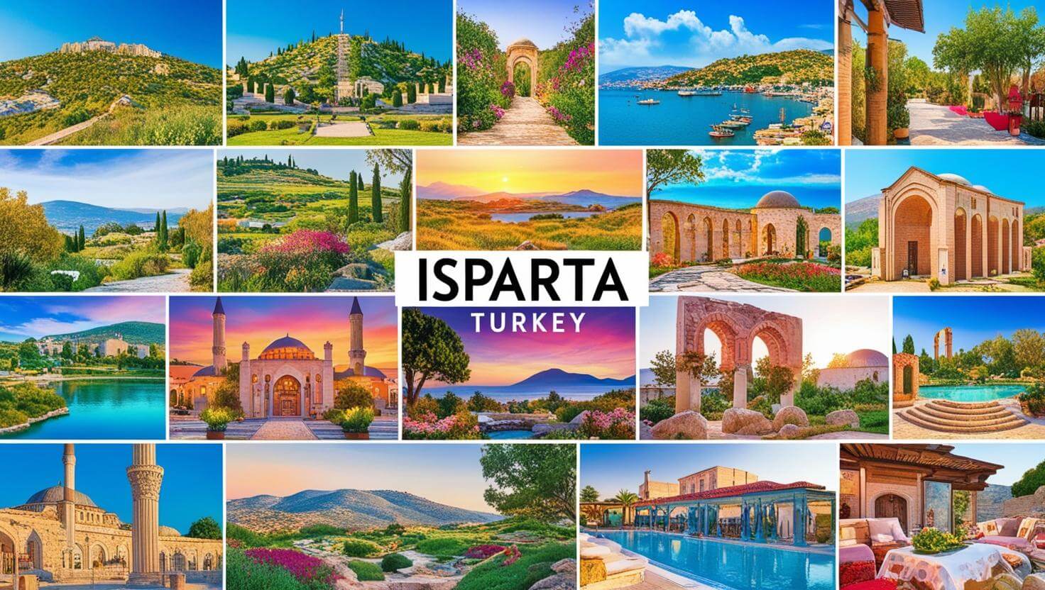 Isparta Gezilecek Yerler ile ilgili görsel oluşturur musun gerçekci olsun